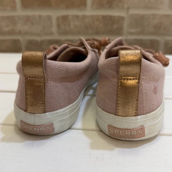 Sperry Women's Crest Vibe Two Tone Rose Sneakers Size 8.5 - Picture 8 of 10